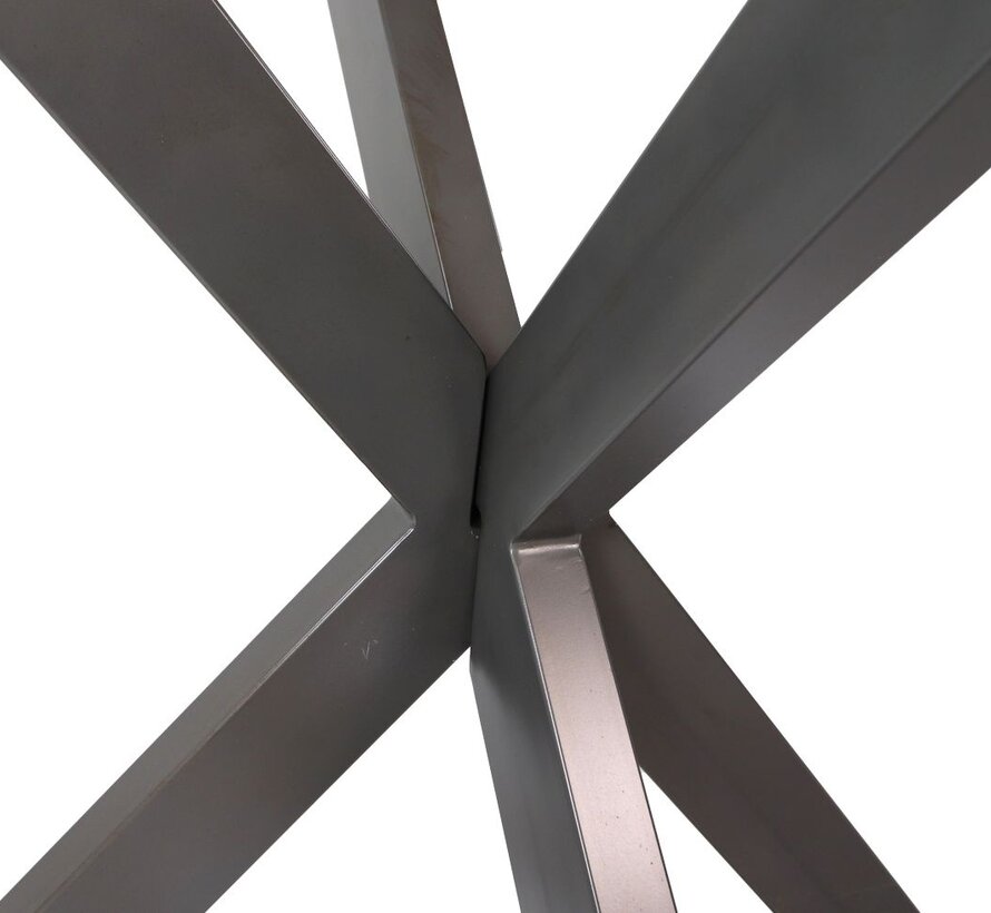 Pied de table - Modèle X - 75x75x72cm - Gris