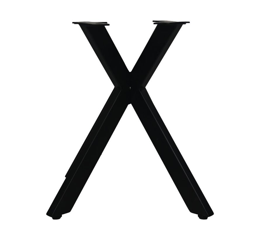 Table legs - X - Black - 55x55x48cm