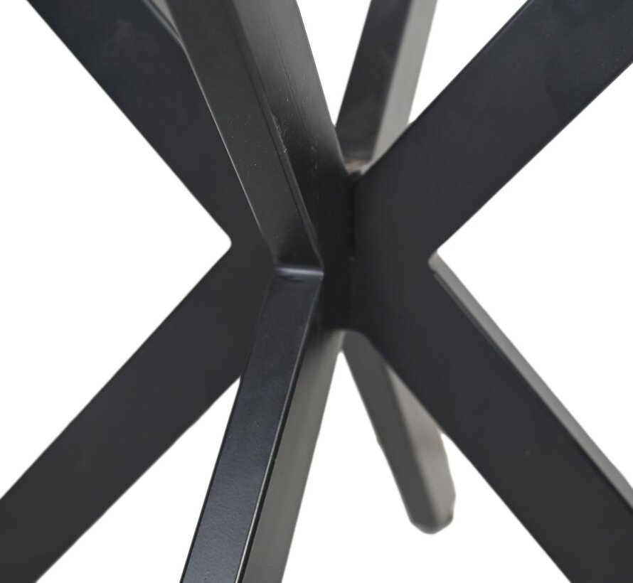 Pieds de table - X - Noir - 55x55x48cm
