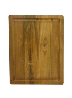 HSM Collection Cutting Board with Groove - Natural - 35x25x3cm