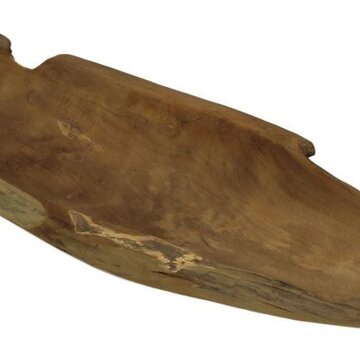 HSM Collection Fruit bowl - Canoe - Natural - 50-60x15x12cm