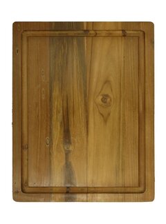 HSM Collection Cutting Board with Groove - Natural - 60x40x3cm