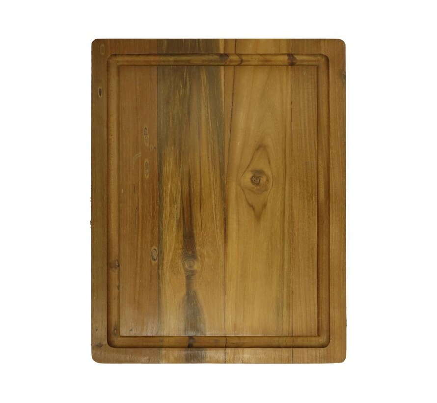 Cutting Board with Groove - Natural - 60x40x3cm
