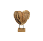 Small Decorative Heart on Stand - Natural