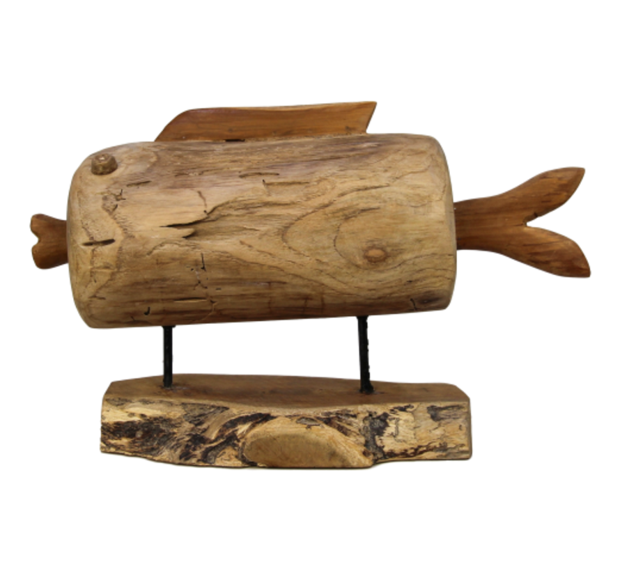 Decorative Fish on Stand - Natural