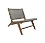 Lounge chair - Rio - Gray/Natural - 66x80x65cm