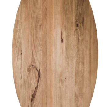 HSM Collection Ovaal tafelblad Oakland - 240x120x3,5 - Naturel - Mangohout