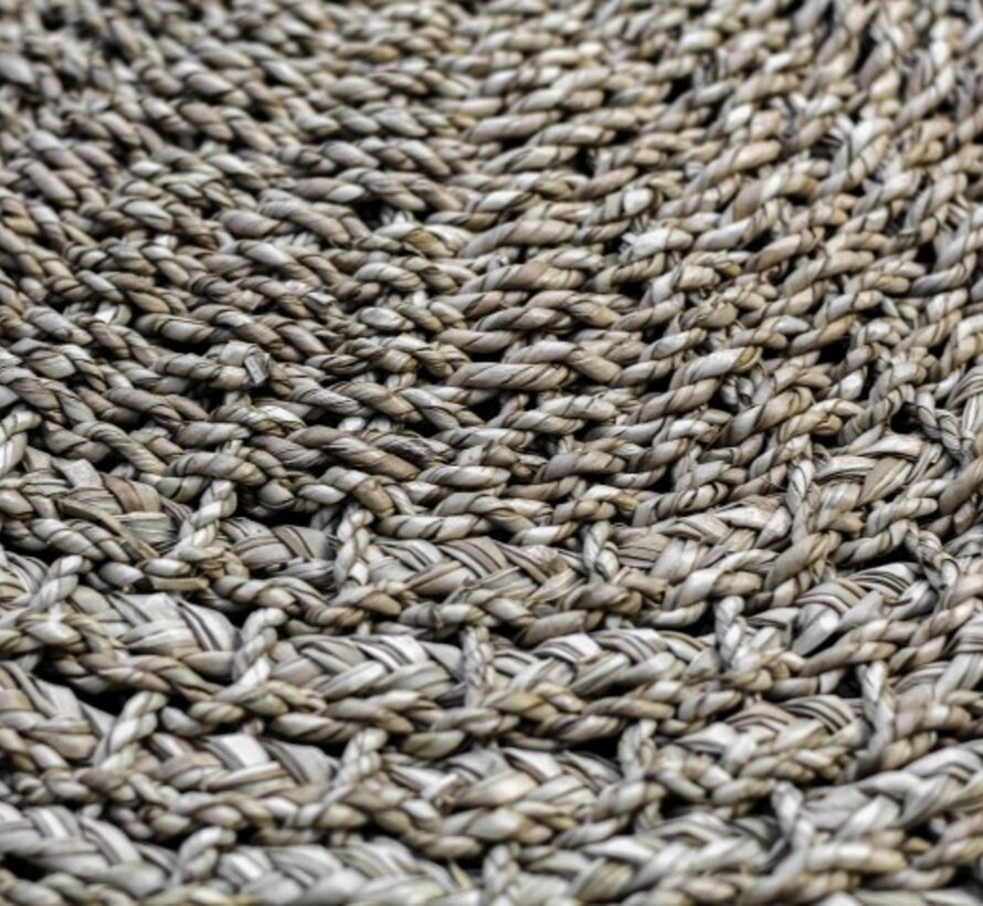 Rug - Malibu - Natural/Black - ø100cm