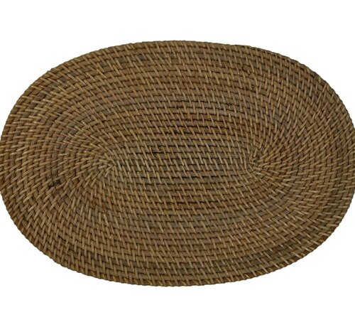 HSM Collection Oval placemat - Set of 4 Natural - Set of 4 - 45x30cm
