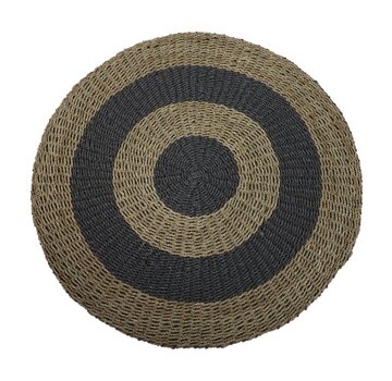 HSM Collection Rug - Raffia/Seagrass - Natural/Gray - ø100cm