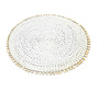 White Placemat - Seagrass Shell - 38x38cm