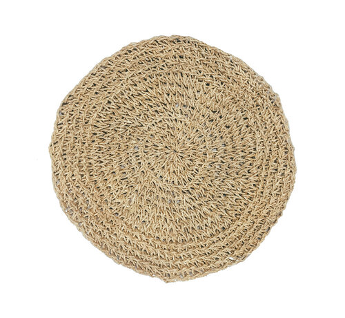 Bazar Bizar Natural Placemat - Seagrass - Round - 40x40cm