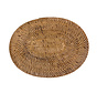 Ovale Placemat - Colonial - Naturel/Bruin - 30x40cm