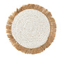 De Water Hyacinth Raffia Placemat - Wit Naturel