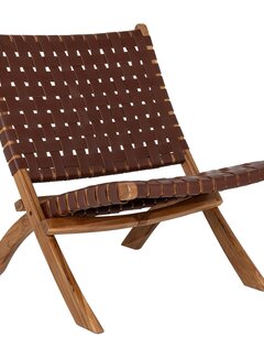 House Nordic Folding Chair - Perugia - Brown - 40x30x46cm