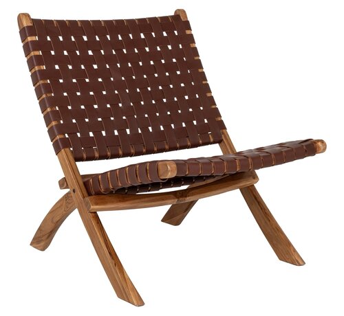 House Nordic Folding Chair - Perugia - Brown - 40x30x46cm