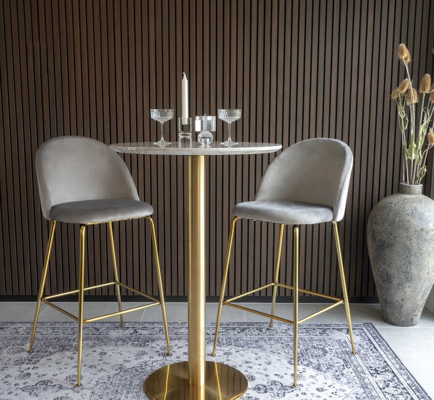 Round Coffee Table - Bolzano - White - Ø90cm