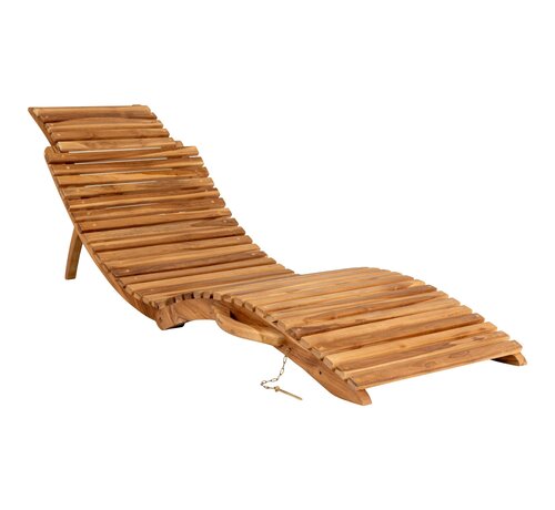 House Nordic Chaise longue - Arriete - Naturel - 185x56x25cm