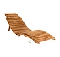 Chaise longue - Arriete - Naturel - 185x56x25cm