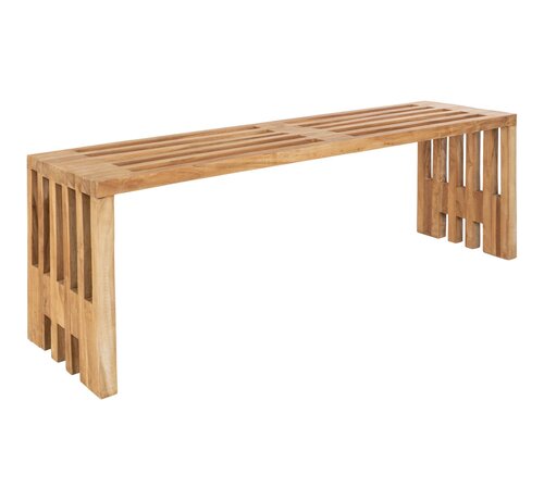 House Nordic Sofa - Benidorm  - Teak wood - 140x35x48cm