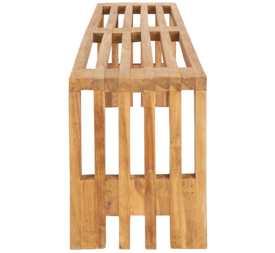 Sofa - Benidorm  - Teak wood - 140x35x48cm