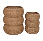 Round Storage Baskets - Sarbas - Set of 2 - Natural