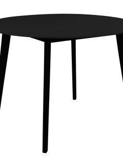 House Nordic Dining table - Vojens - Black - Ø105x75 cm