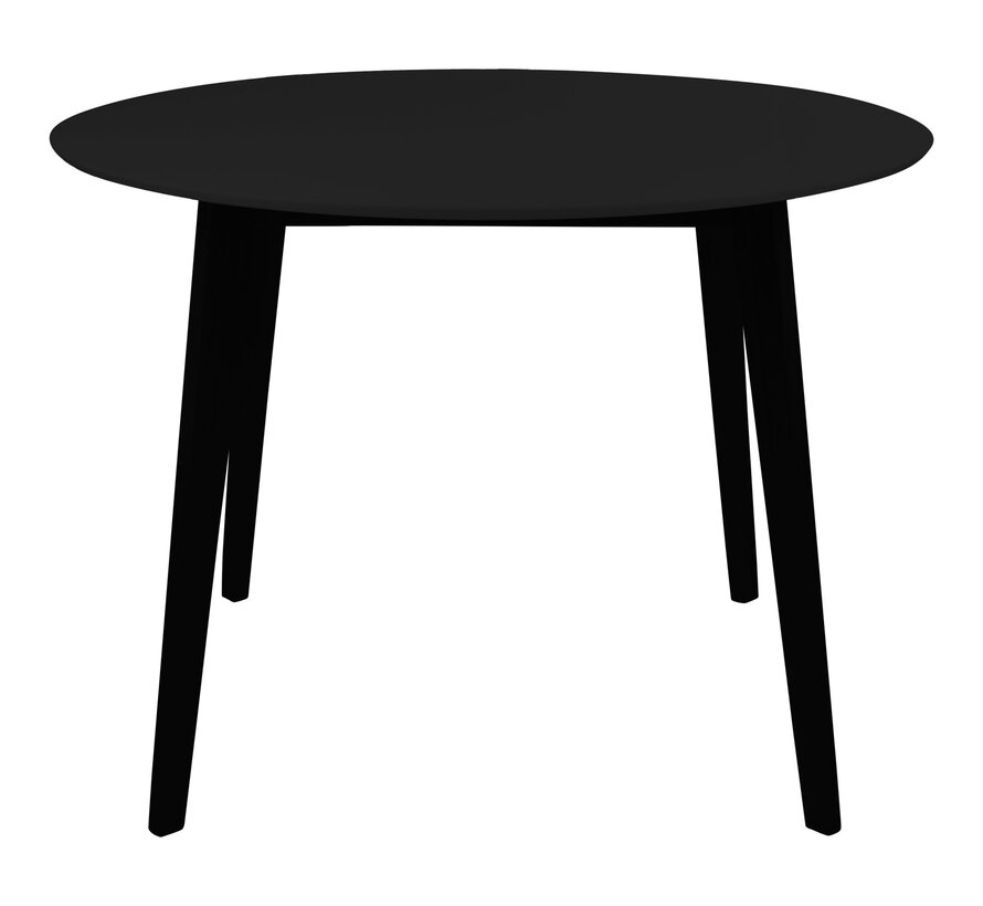 Dining table - Vojens - Black - Ø105x75 cm