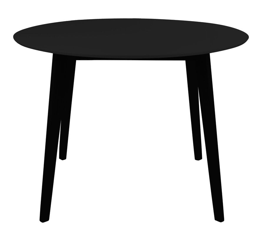 Table à manger - Vojens - Noir - Ø105x75 cm