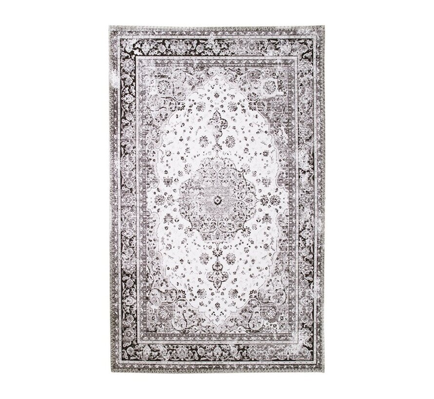 Tapis - Havane - Noir/Blanc - 160x230 cm