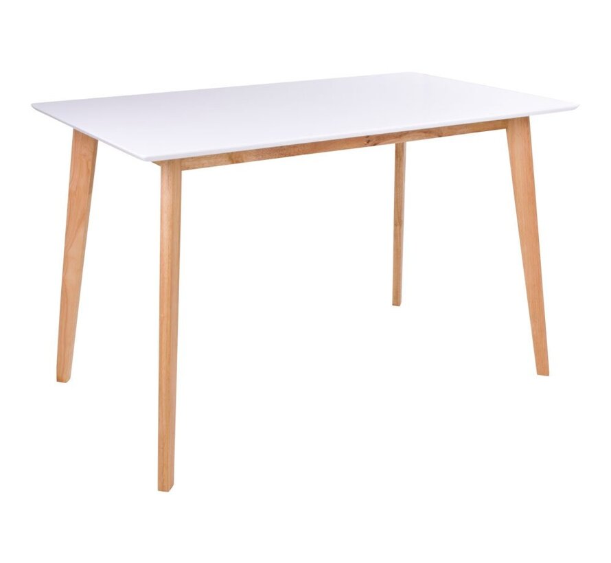 Dining table - Vojens - White - 120x70xh75 cm