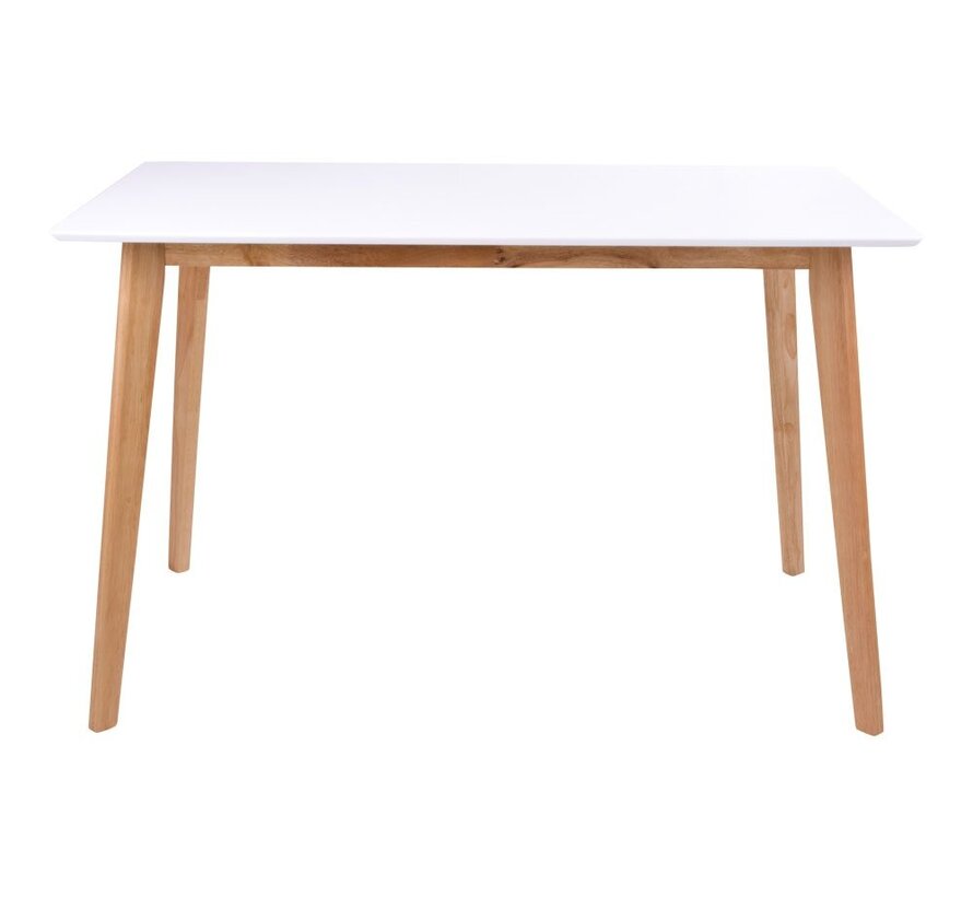 Dining table - Vojens - White - 120x70xh75 cm