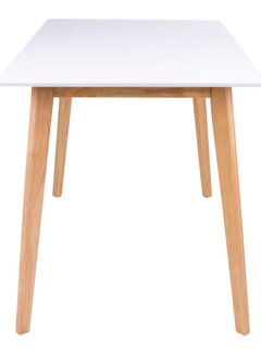 House Nordic Dining table - Vojens - White - 120x70xh75 cm