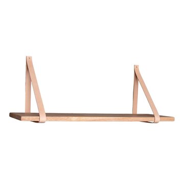 House Nordic Wall shelf - Forno - Natural/Brown - 120x20 cm