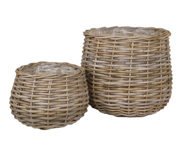 House Nordic Storage baskets - Kubu - Set of 2 - Natural