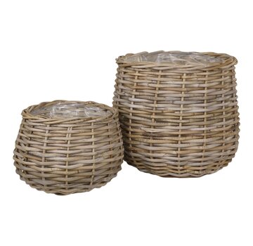 House Nordic Storage baskets - Kubu - Set of 2 - Natural