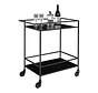 Bar Trolley - Vita - Black - 68x40x79 cm