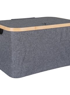 House Nordic Fabric Basket - Dark Gray - 30x45x25 cm