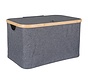 Fabric Basket - Dark Gray - 30x45x25 cm