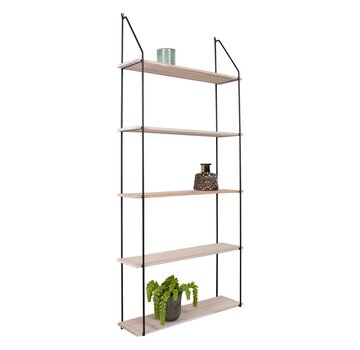 House Nordic Wall rack - Eindhoven - 5 Shelves - Natural