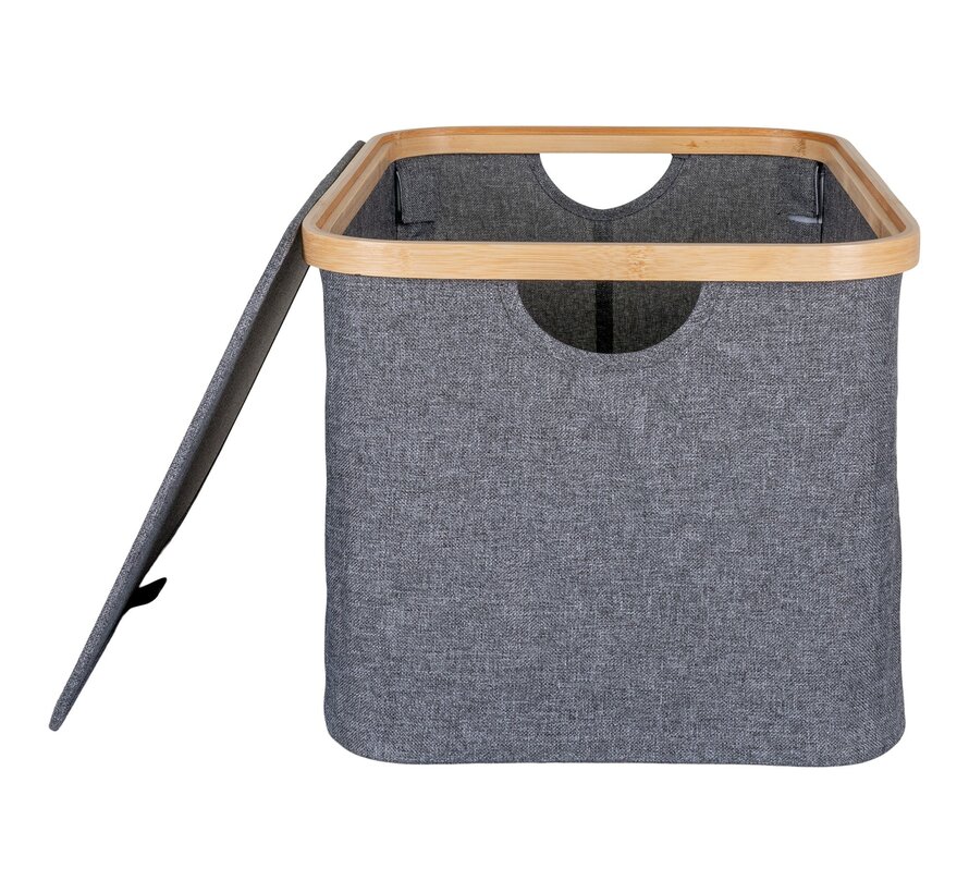 Fabric Basket - Dark Gray - 30x45x25 cm