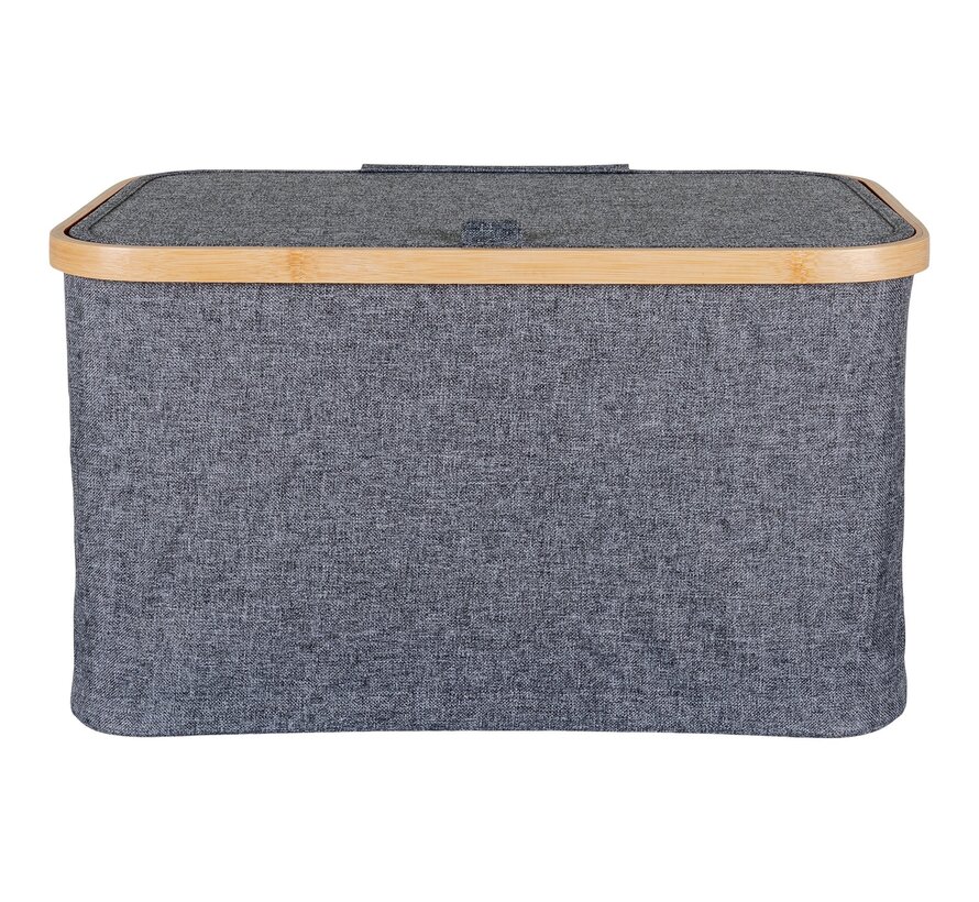 Fabric Basket - Dark Gray - 30x45x25 cm