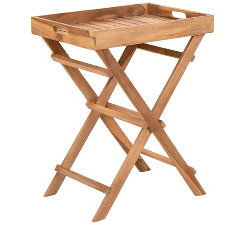 House Nordic Tray table - Ronda - Natural - 29x39x49.5 cm