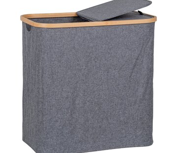 House Nordic Rectangular Laundry Basket - Noto - Dark Gray - 54x33x54 cm