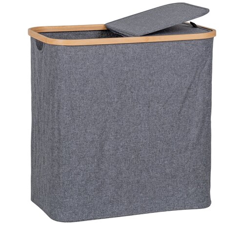 House Nordic Rectangular Laundry Basket - Noto - Dark Gray - 54x33x54 cm