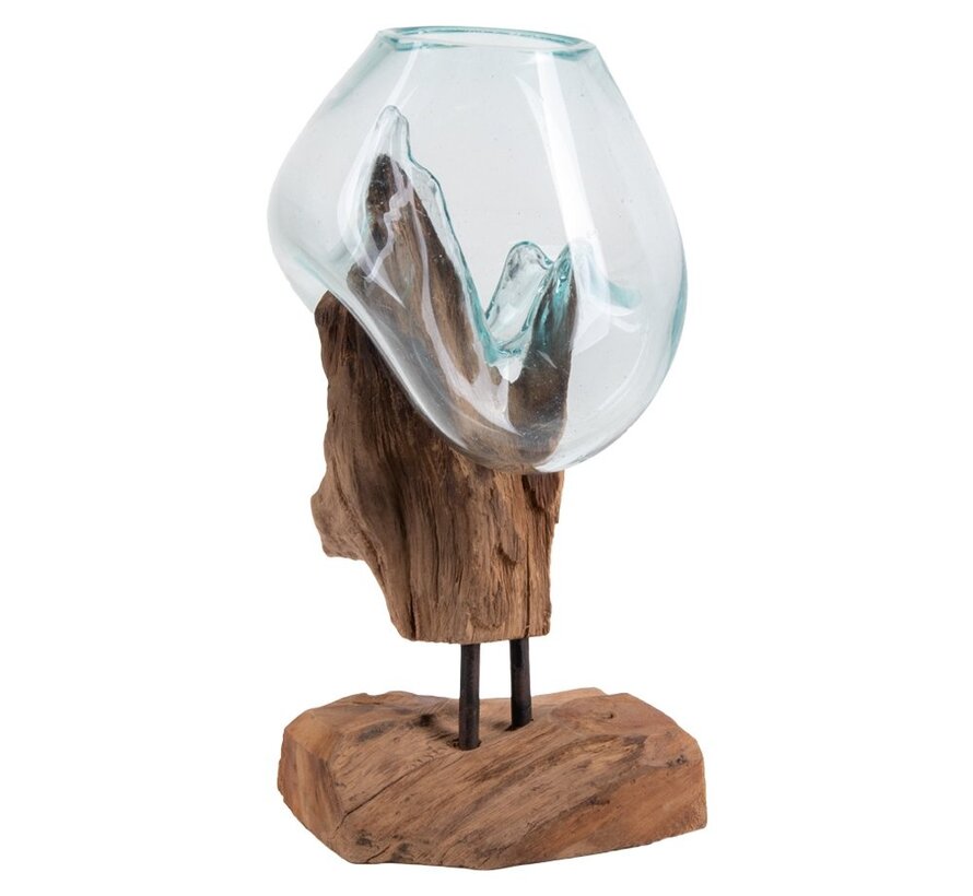 Decoratieve Waterdruppel - San Marino - Natuurlijk - H25 cm