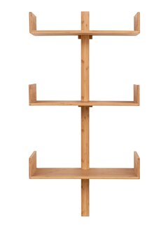 House Nordic Bamboo wall shelf - Villa - 102x50cm