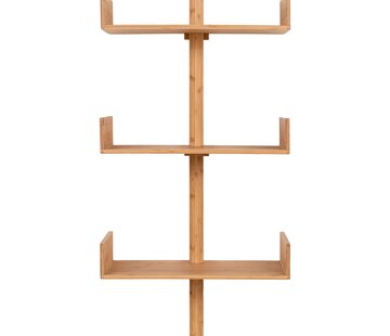 House Nordic Bamboo wall shelf - Villa - 102x50cm