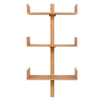 House Nordic Bamboo wall shelf - Villa - 102x50cm