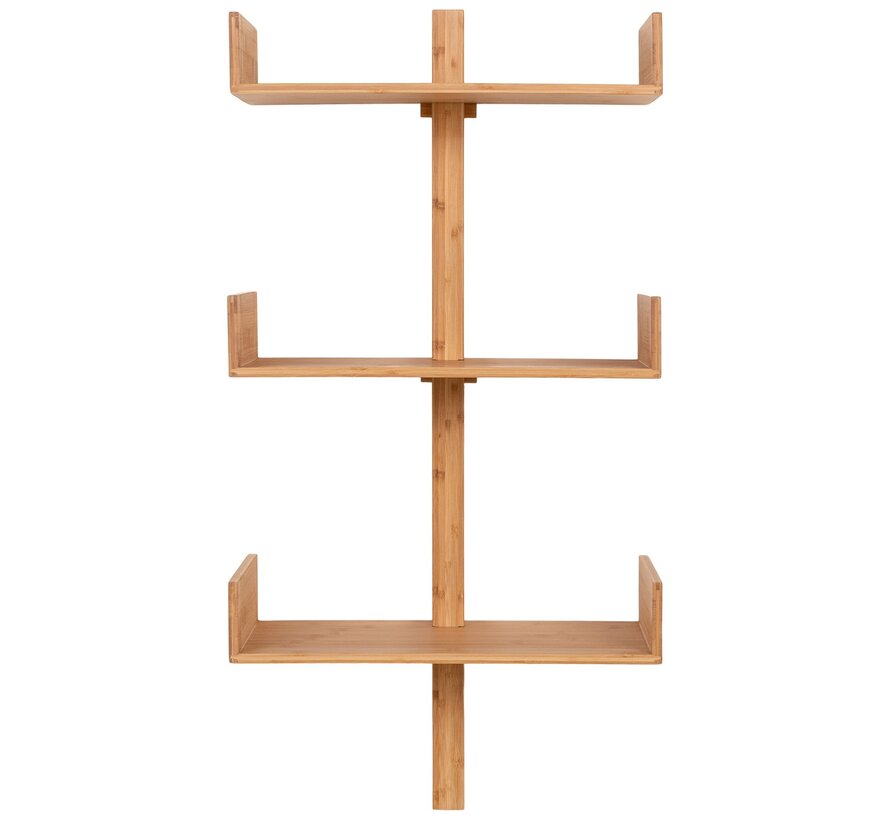 Bamboo wall shelf - Villa - 102x50cm